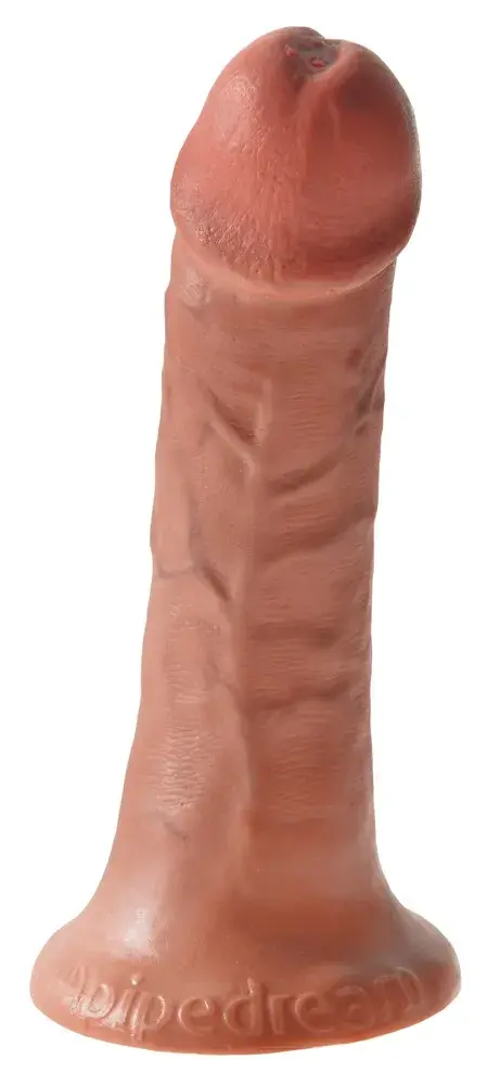 King Cock 15 cm dildo - hnedý