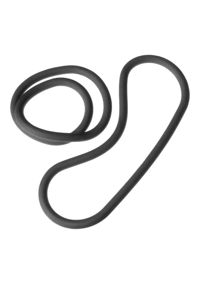 Perfektný fit Slim Wrap 12 - tenký čierny krúžok (30 cm)