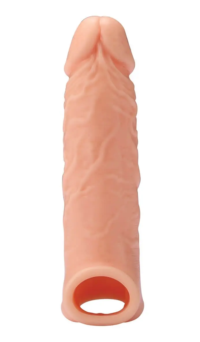 RealStuff Extender 6,5 - prírodný návlek na penis (17cm)