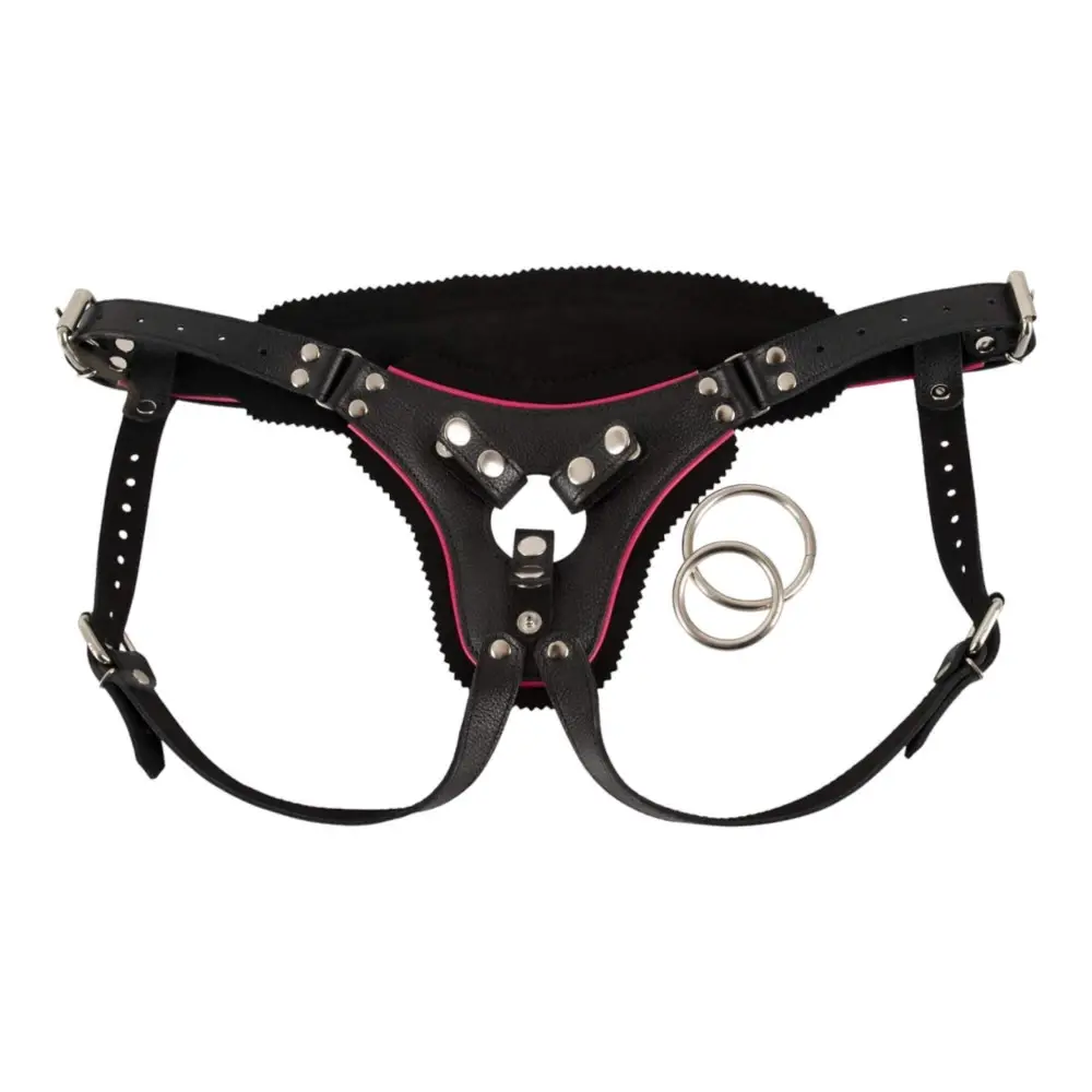 ZADO - kožené nohavice na pripevnenie (čierne) - S-L