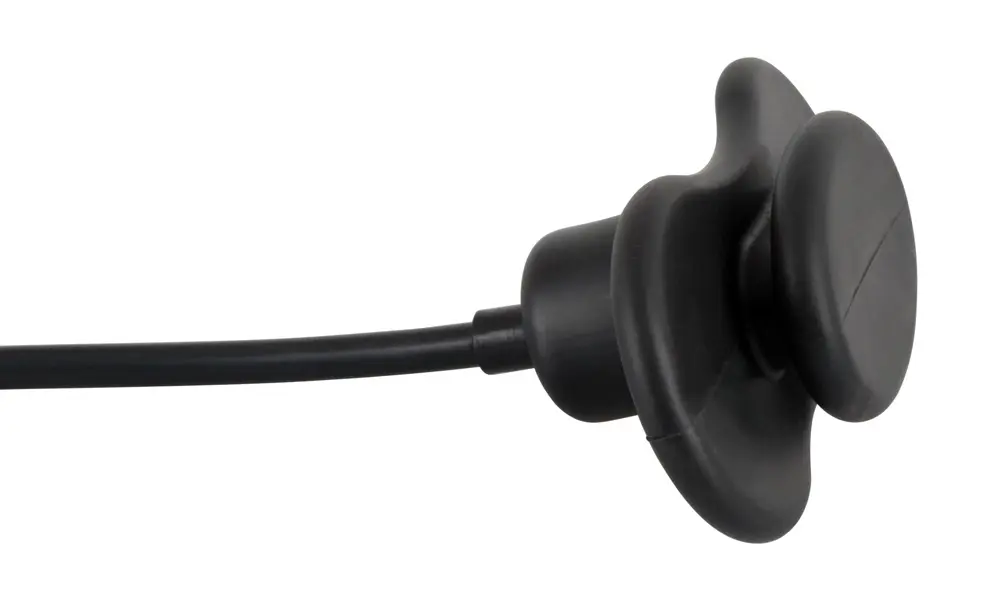 Bad Kitty - Nafukovateľný kolík do úst (čierny)