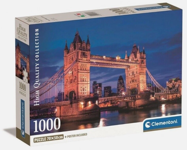 Clementoni Puzzle 1000 Tower Bridge v noci