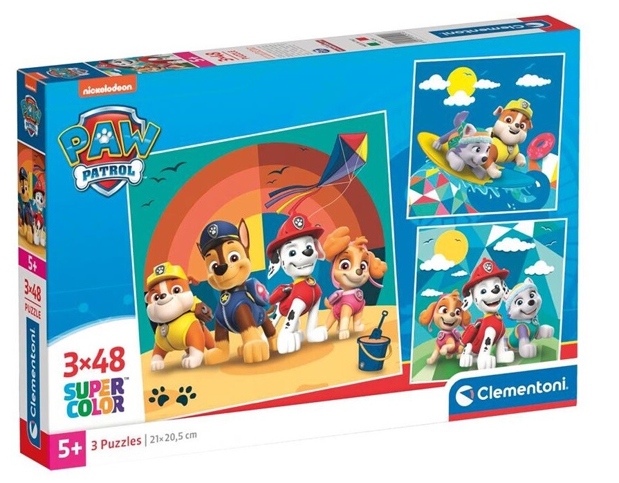 Clementoni Puzzle 3x48 Paw Patrol