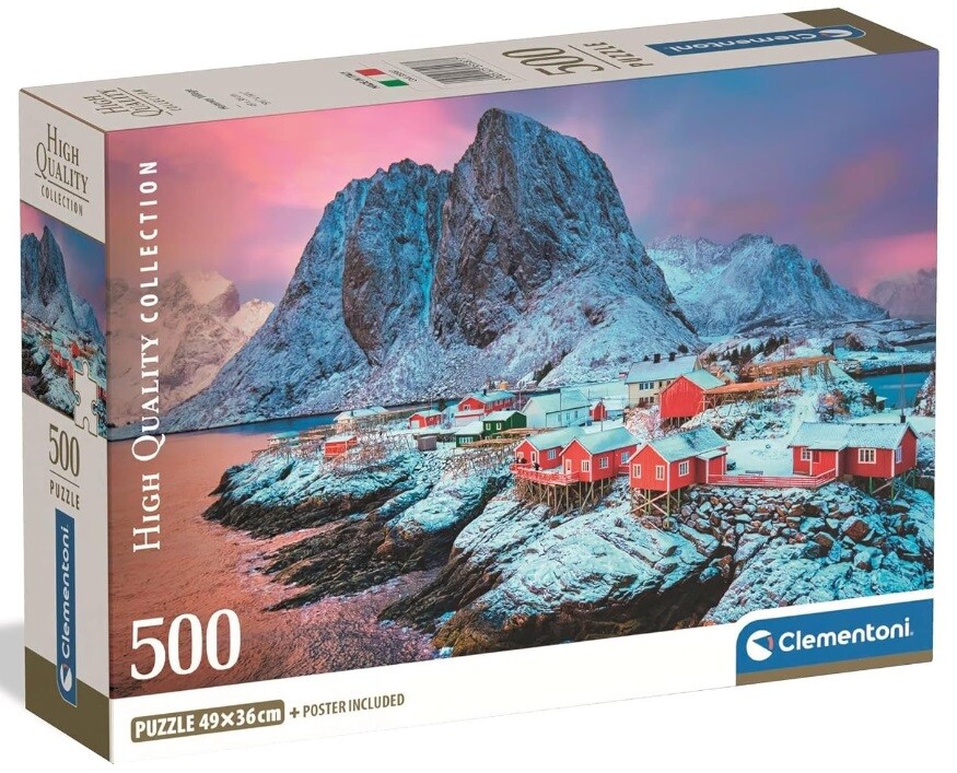 Clementoni Puzzle 500 Dedina Hamnoy