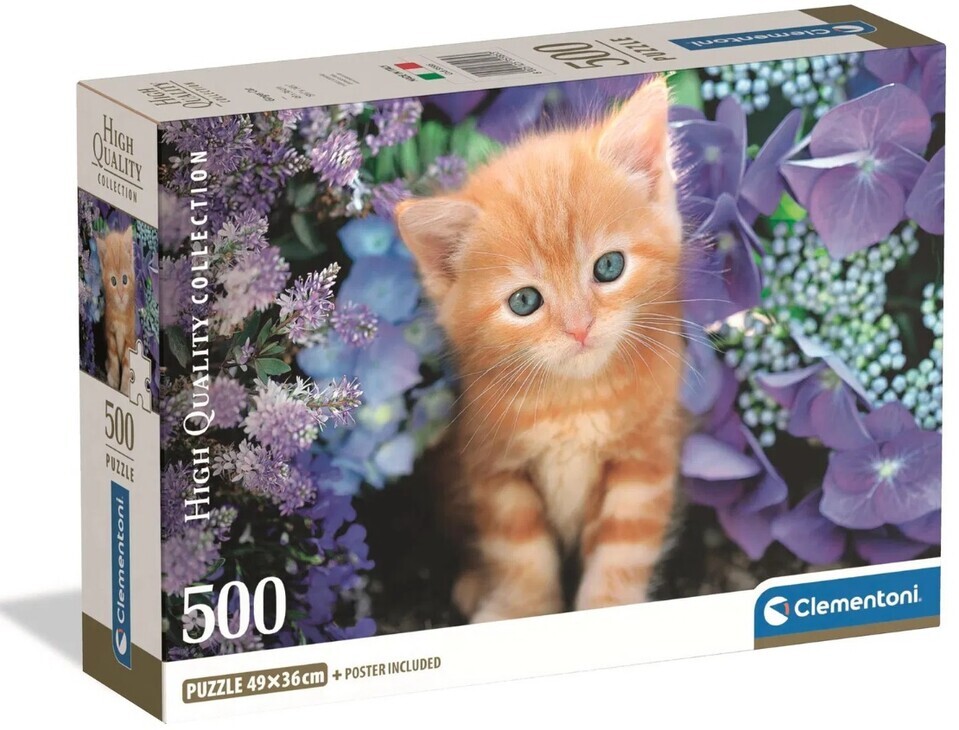Clementoni Puzzle 500 Ryšavá mačka