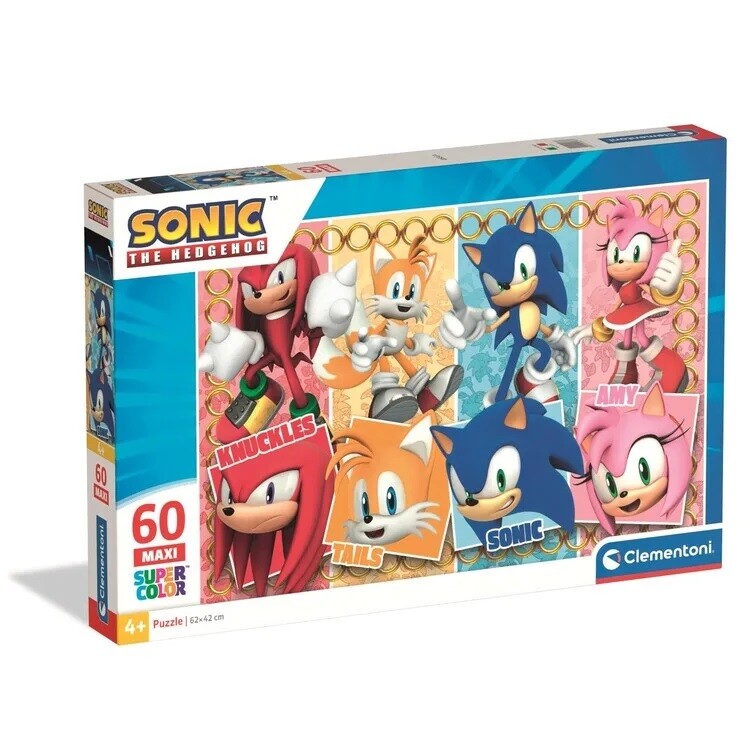 Clementoni Puzzle maxi 60ks Sonic
