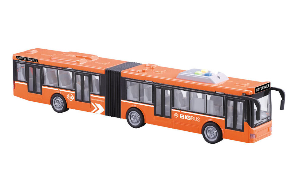 Dlhý kľbový autobus s efektmi 44cm