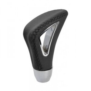 Guľa na rýchlostnú páku - kožená čierna