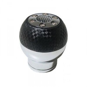 Guľa na rýchlostnú páku chrómovo - čierna