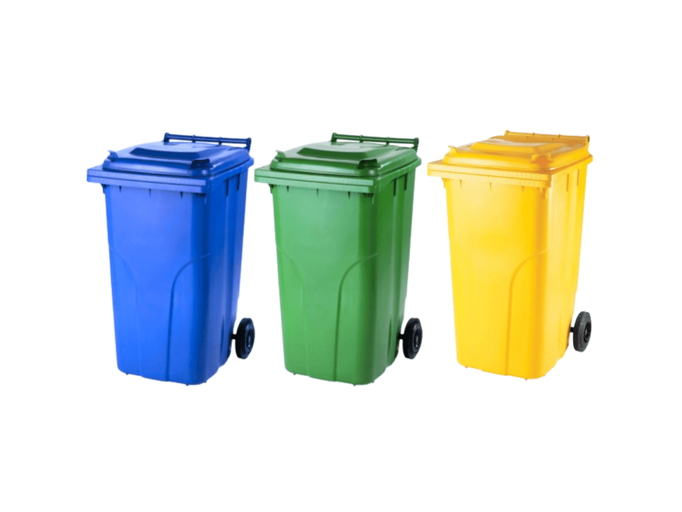 Akciový balíček - Popolnica Odpadová nádoba 240L modrá + žltá + zelená