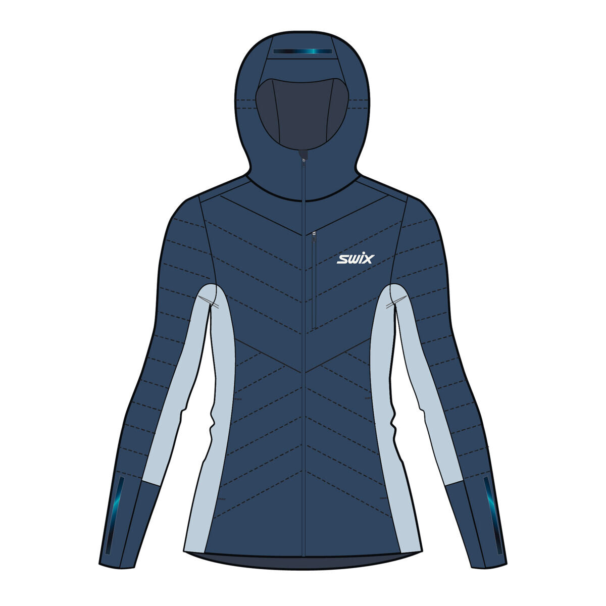 Dámska bežkárska bunda Swix Nordic Insulate Jacket W