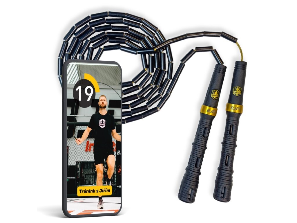 Korálkové Katana Rope - švihadlo pre začiatočníkov, nastaviteľná dĺžka, vhodné na chudnutie.