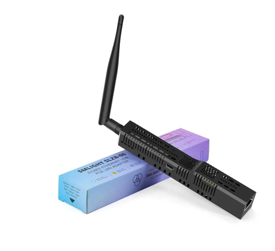 SLZB-06 brána pre Home Assistant, ZigBee2MQTT a ZHA - Ethernet, PoE, USB, LAN, WiFi