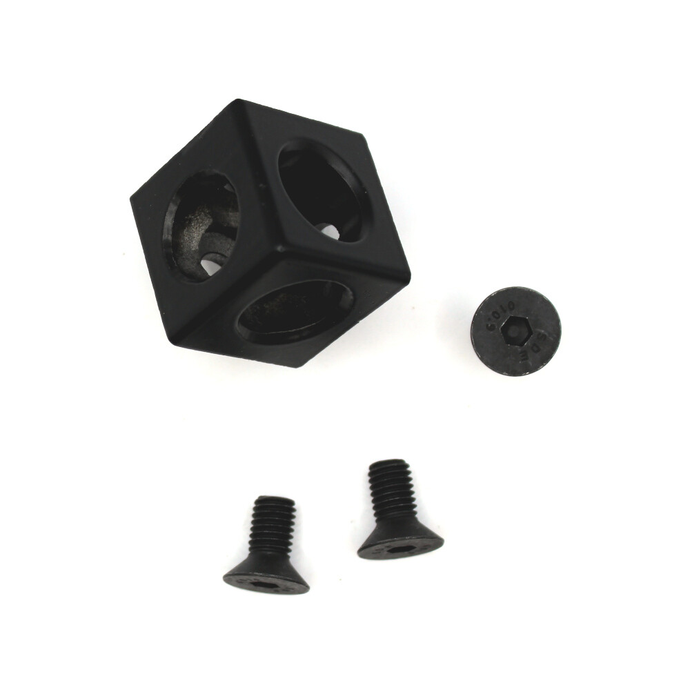 Kocka pre hliníkové profily 30x30 - rohový pravouhlý spoj