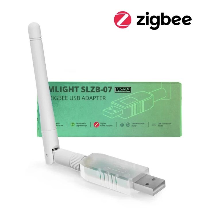 SLZB-07mg24 - Mini USB ZigBee adaptér EFR32MG24
