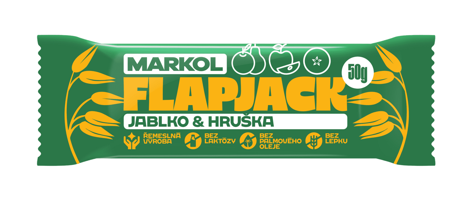MARKOL Flapjack jablko a hruška 50 g