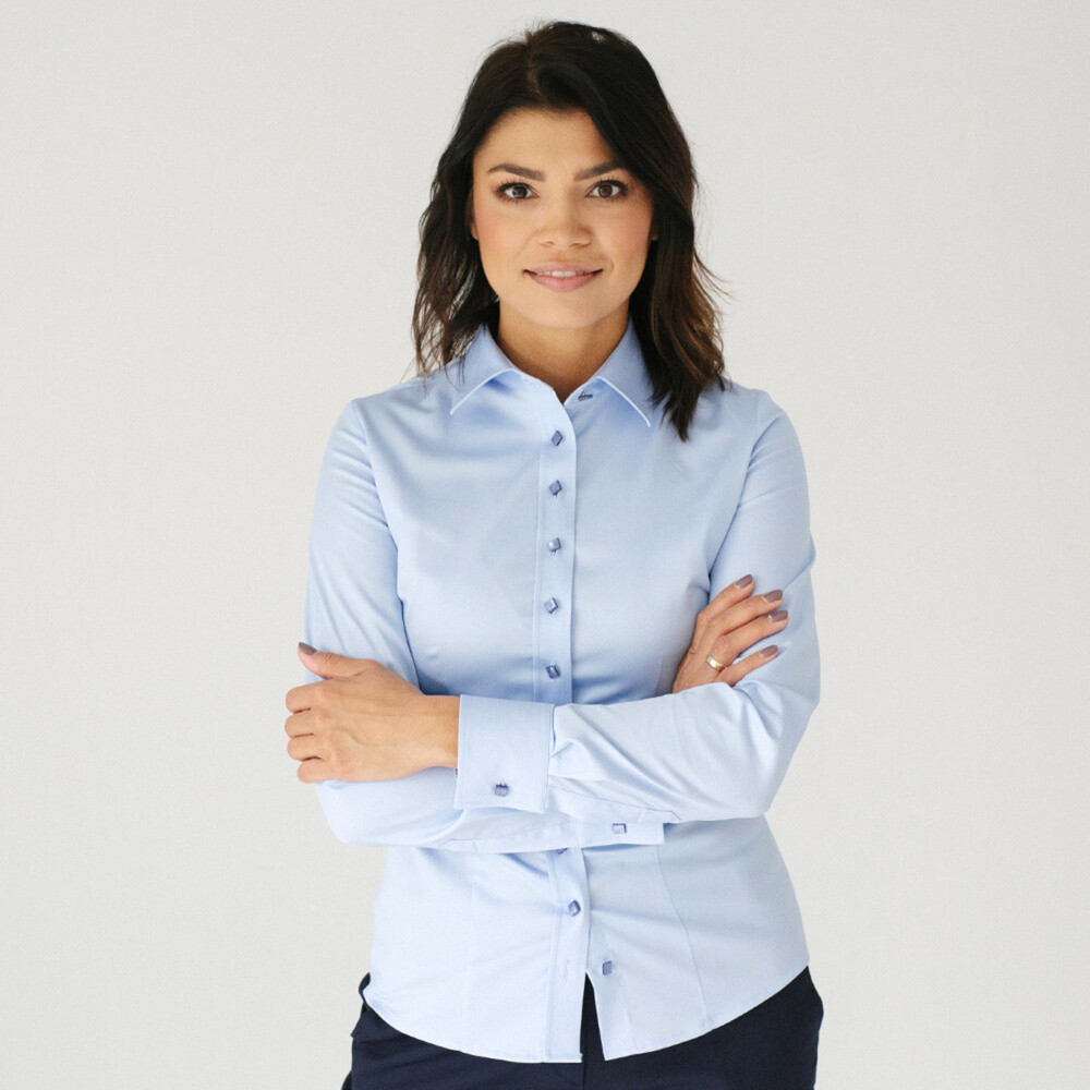 Dámska Košeľa s dlhým rukávom Willsoor Vzor 7683