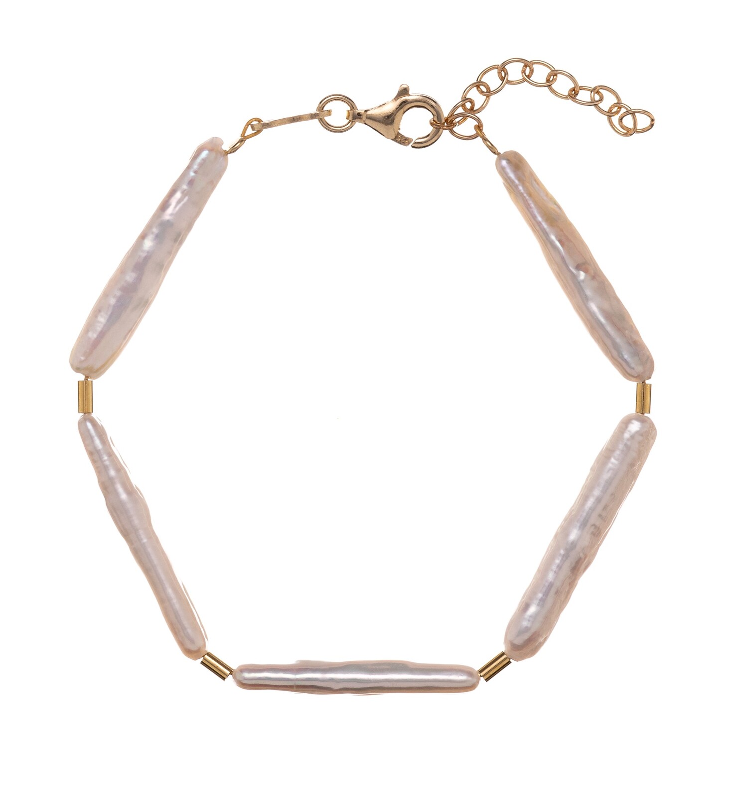 Alisia Jedinečný náramok z pravých barokových perál AL5105.01.000