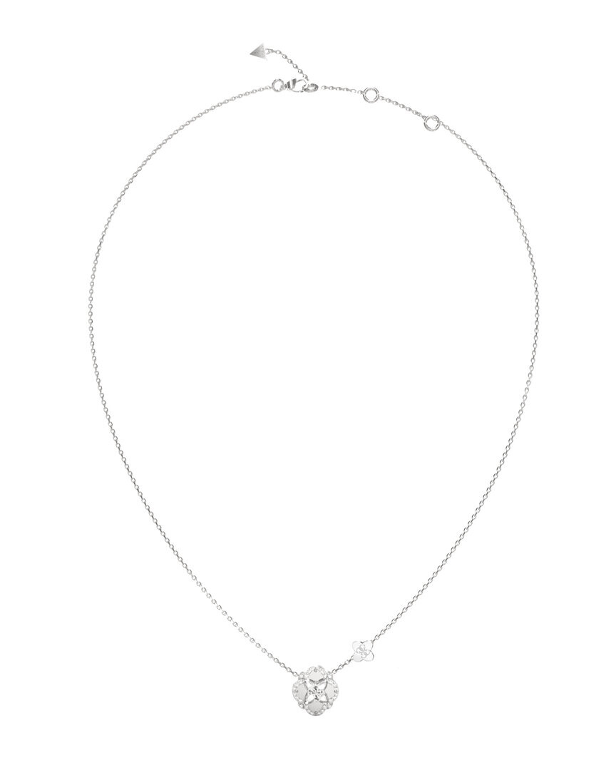 Guess Nežný oceľový náhrdelník Wild Flower JUBN05502JWRHT/U