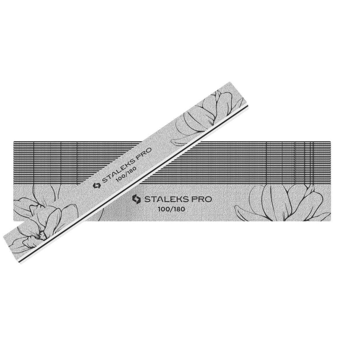 STALEKS Minerálny pilník na nechty rovný Expert 20 100/180 (Straight Mineral Nail File) 25 ks