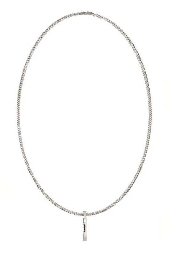 Guess Štýlový dámsky oceľový náhrdelník JUMN05101JWSTT/U