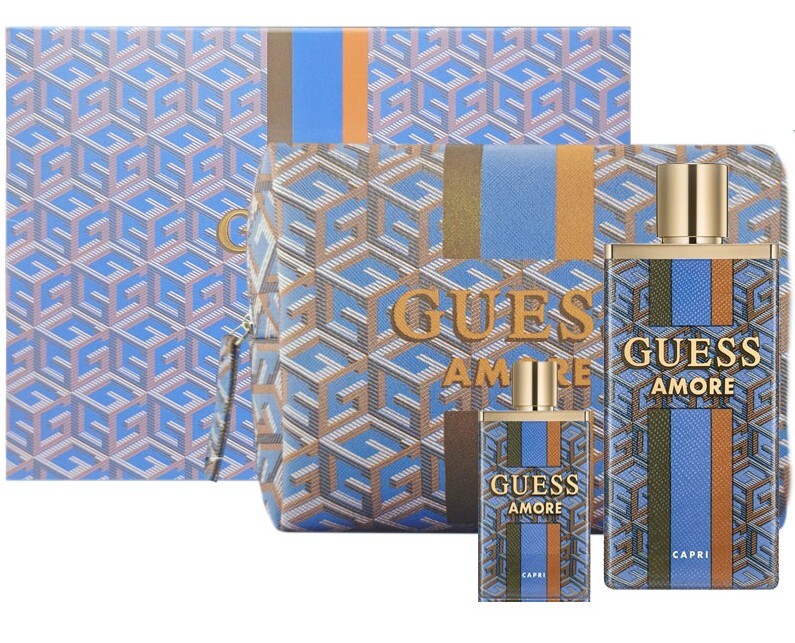 Guess Amore Capri - EDT 100 ml + EDT 7,5 ml + kozmetická taška
