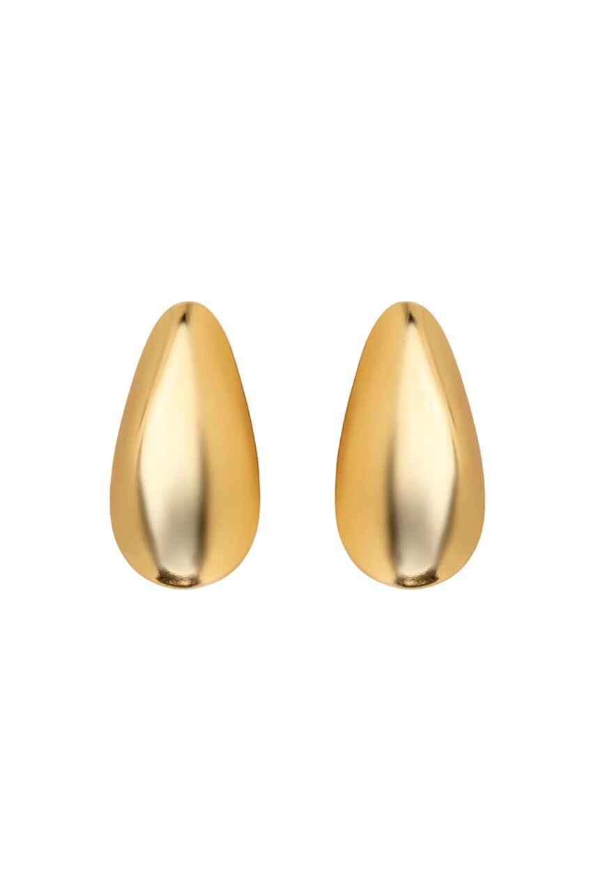 Marc Malone Luxusné pozlátené náušnice Rhea Gold Earrings MCE250215G
