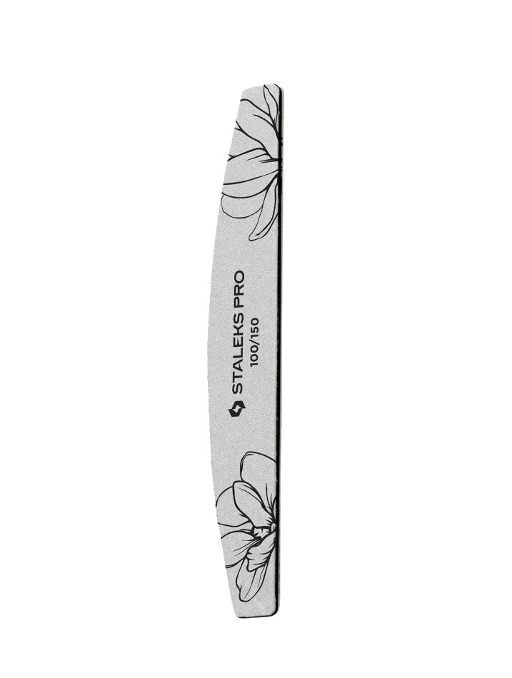 STALEKS Minerálny pilník na nechty Expert 40 100/150 (Crescent Mineral Nail File) 25 ks