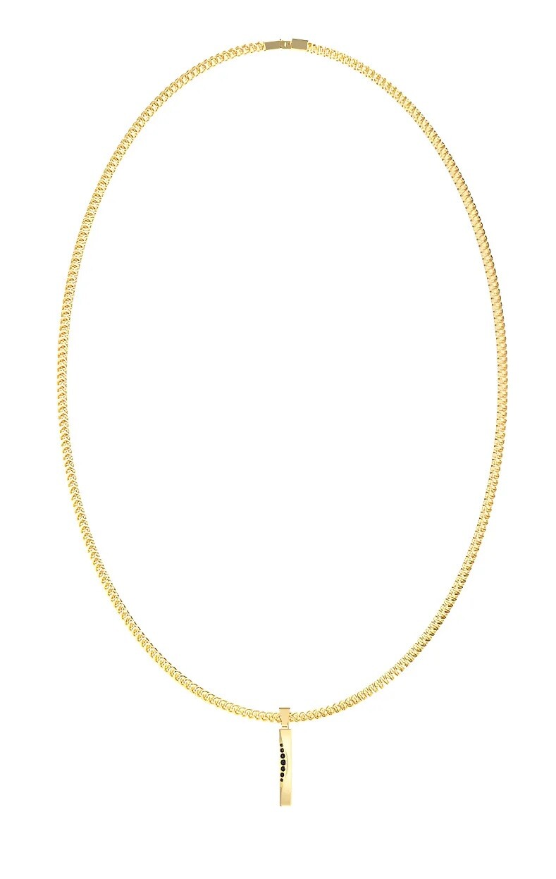 Guess Pozlátený dámsky oceľový náhrdelník JUMN05101JWYGT/U