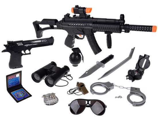 Zábavná policajná sada pre deti