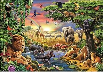 CLEMENTONI Africké setkání 2000 dílků