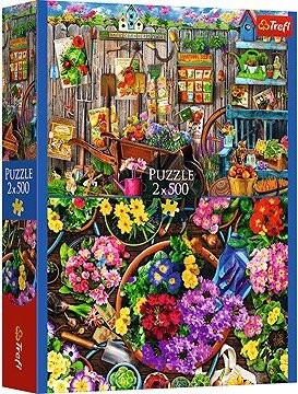 TREFL Puzzle Zahradničení 2 × 500 dílků