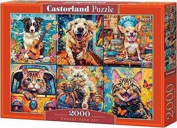 CASTORLAND Puzzle Vyber si svojho maznáčika 2000 dielikov