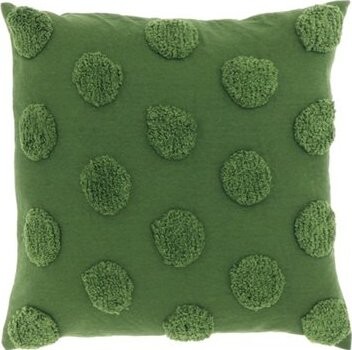 TEXTILOMANIE Dekoračný vankúšik Giel 45 × 45 cm, zelený