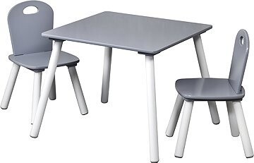 Kesper Stolek se dvěma židlemi, šedý