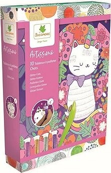 Sycomore Artissimo trblietkové pieskovanie, mačičky