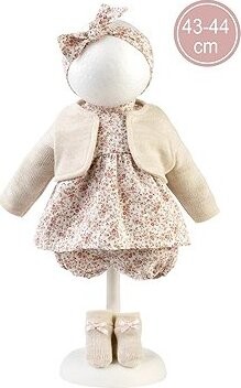 Llorens M844-01 oblečenie pre bábiku bábätko New Born s veľkosťou 43 – 44 cm