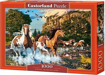 CASTORLAND Puzzle Konská ríša divov 1000 dielikov
