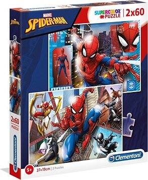 Puzzle 2× 60 Spider-Man