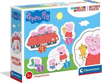Clementoni Moje první puzzle Prasátko Peppa 4v1 (3,6,9,12 dílků)