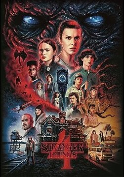 CLEMENTONI Puzzle Stranger Things 4, 1000 dielikov