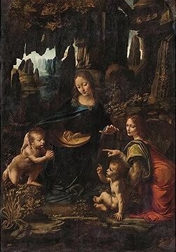 CLEMENTONI Puzzle Museum Collection: Madona ve skalách 1000 dílků