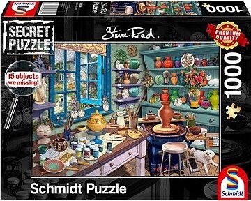 Schmidt Secret puzzle Hrnčiarska dielňa 1000 dielikov