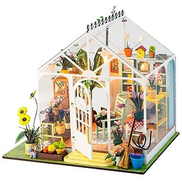 Dvěděti Miniatura domečku Rozkvetlý altánek