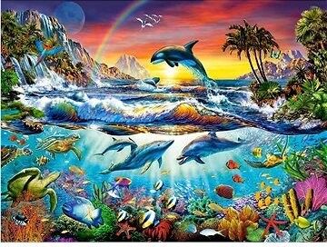 Castorland Puzzle Rajská zátoka 3000 dielikov