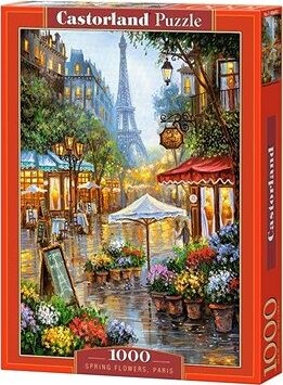 CASTORLAND Puzzle Jarné kvety v Paríži 1000 dielikov
