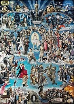 Puzzle Sláva Hollywoodu 3000 dílků