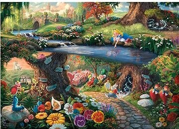 Puzzle Alenka v říši divů 1000 dílků