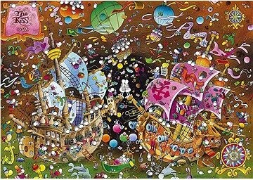 Clementoni Puzzle Mordillo: Polibek 6000 dílků