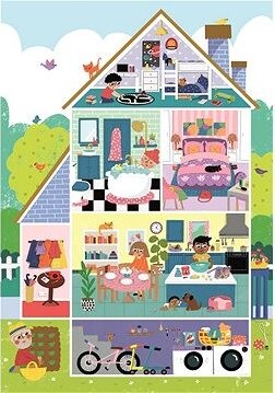 CLEMENTONI Domov sladký domov MAXI 104 dielikov